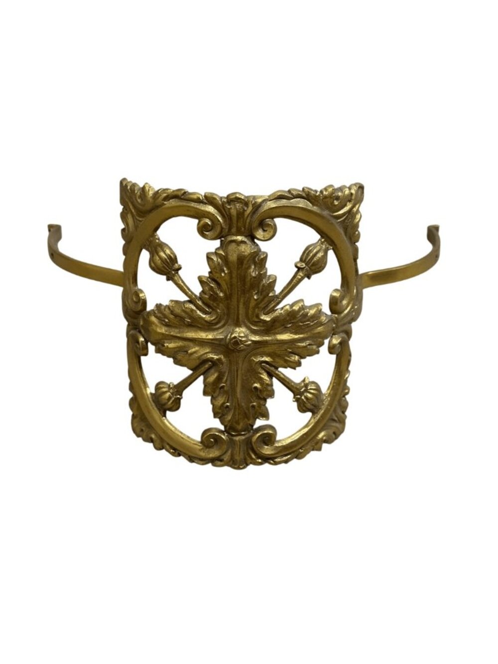 Vintage Hollywood Regency / Empire Style Solid Brass Chandelier Embellishment